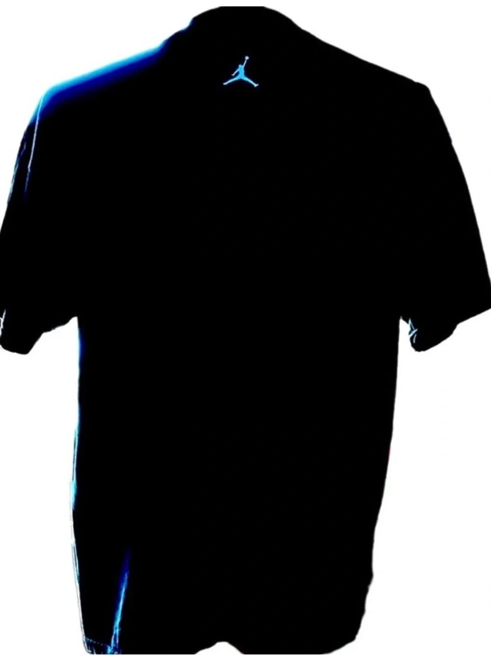 JORDAN NIKE Wings Graphic Tee Shirt Black Blue XL
